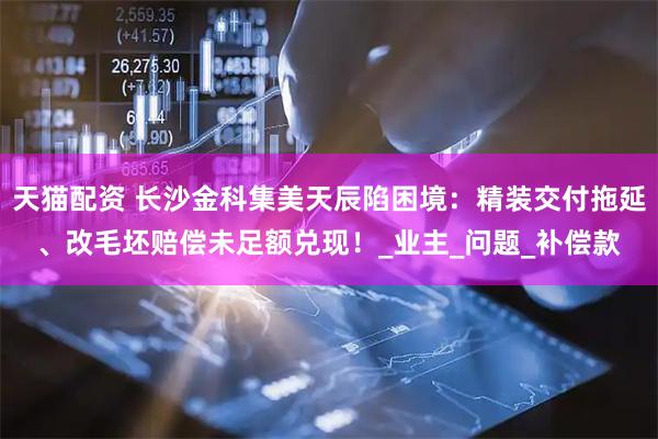 天猫配资 长沙金科集美天辰陷困境：精装交付拖延、改毛坯赔偿未足额兑现！_业主_问题_补偿款